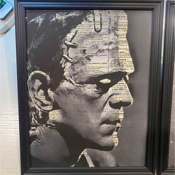 Frankenstein Couple portrait prints , Monster & Bride of Frankenstein, 8x10” - Picture 2 of 3